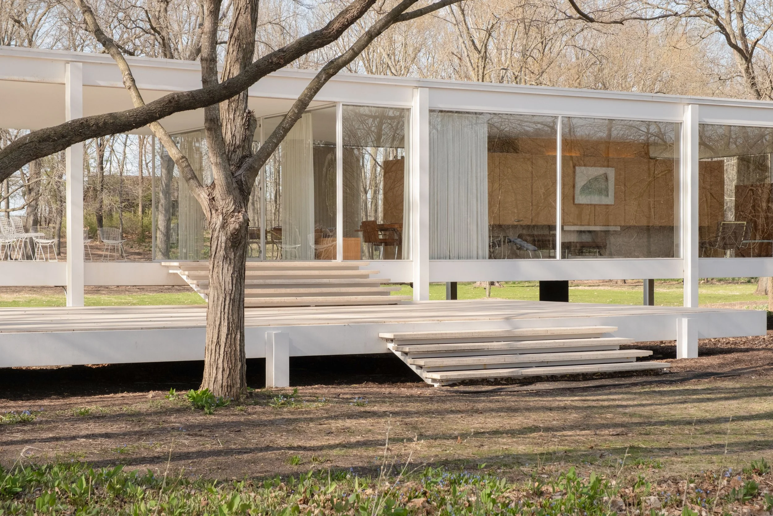 The Edith Farnsworth House, Ludwig Mies van der Rohe, 1945-51